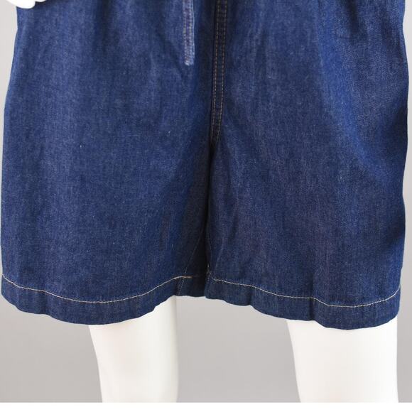 Vintage Easy Elastic Waist Jean Shorts, Women's Petite Large - Picture 3 of 7